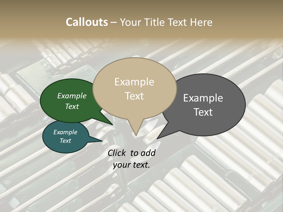 Shiny Black Stack PowerPoint Template