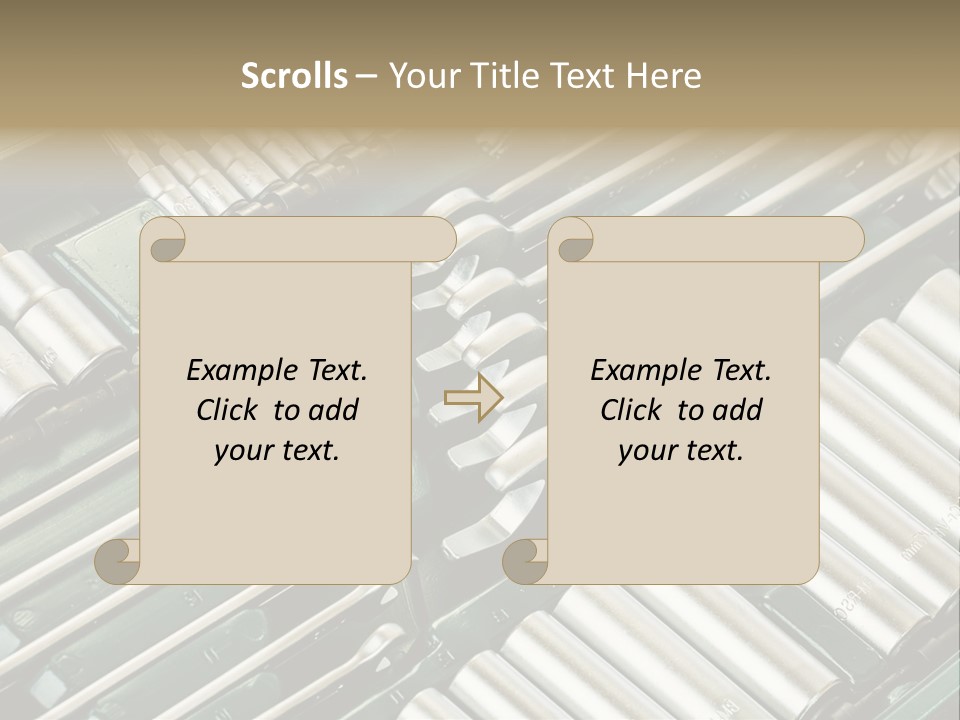 Shiny Black Stack PowerPoint Template