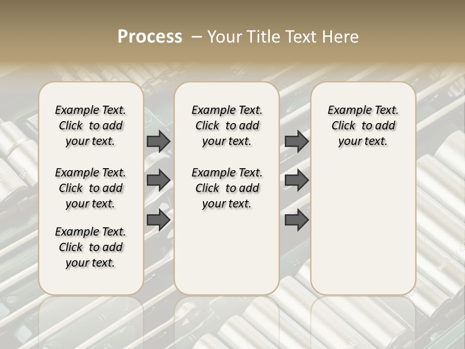Shiny Black Stack PowerPoint Template