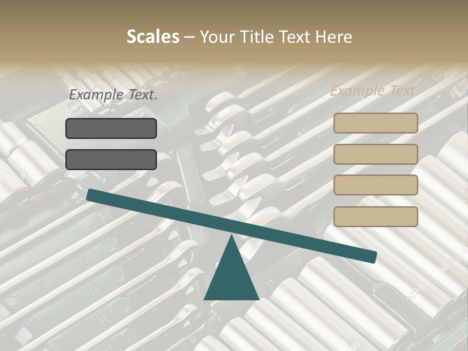 Shiny Black Stack PowerPoint Template