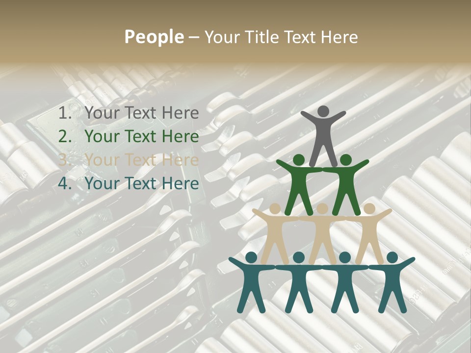 Shiny Black Stack PowerPoint Template