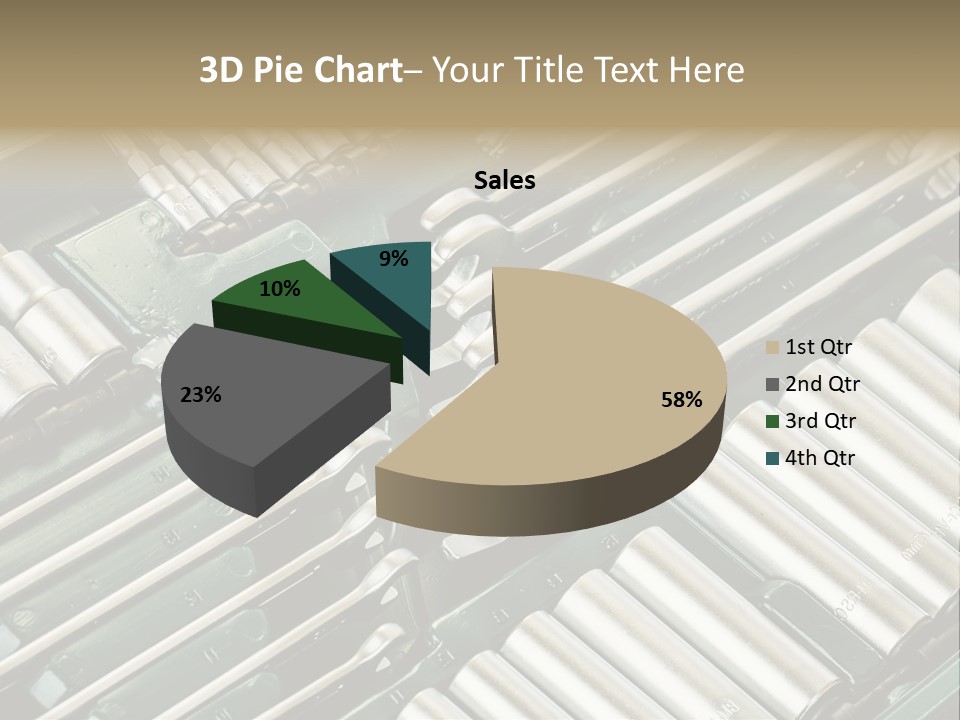 Shiny Black Stack PowerPoint Template