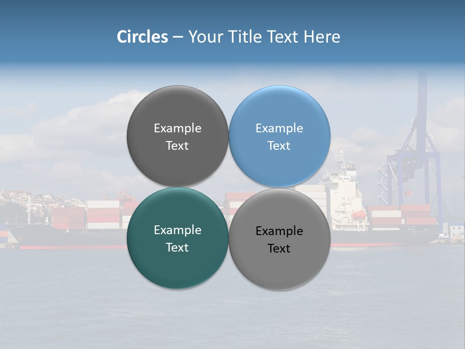 Unloading Business Commerce PowerPoint Template
