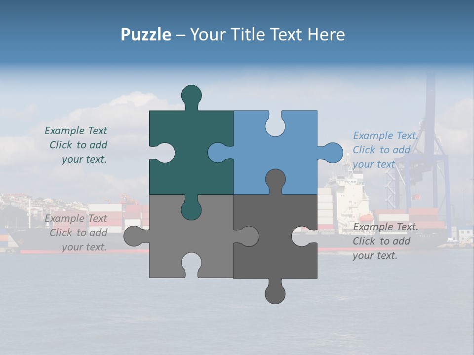 Unloading Business Commerce PowerPoint Template