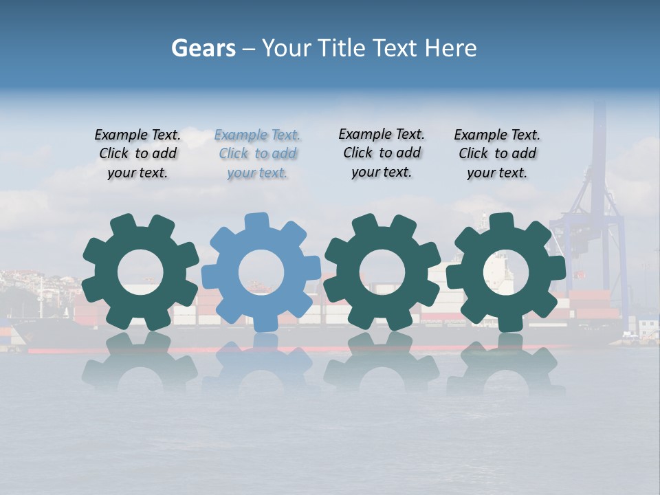 Unloading Business Commerce PowerPoint Template