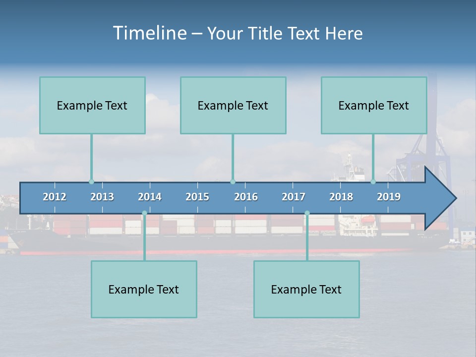 Unloading Business Commerce PowerPoint Template