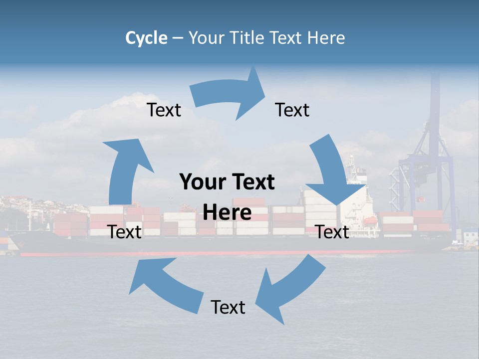 Unloading Business Commerce PowerPoint Template
