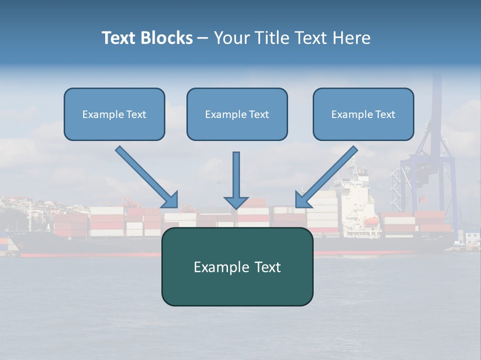 Unloading Business Commerce PowerPoint Template