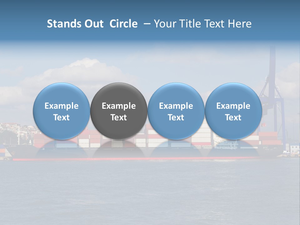 Unloading Business Commerce PowerPoint Template