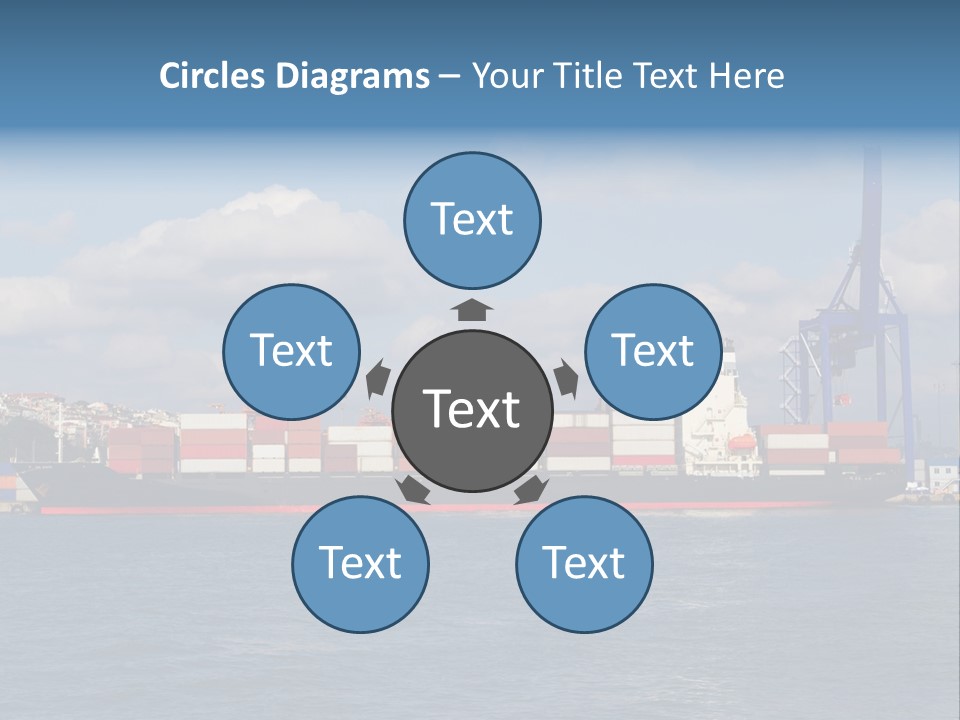 Unloading Business Commerce PowerPoint Template