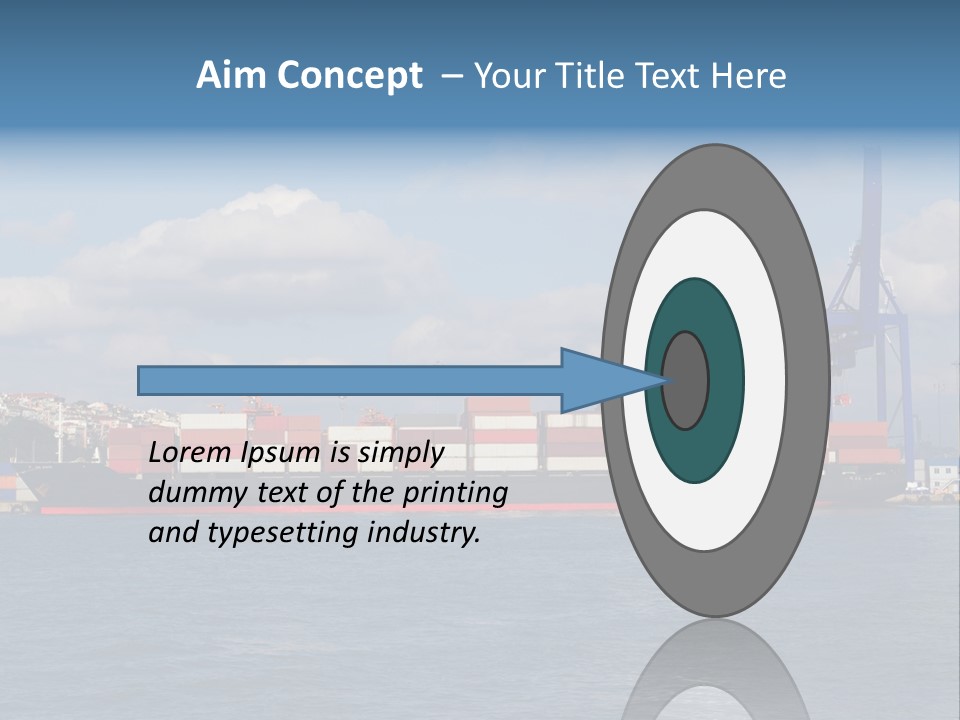 Unloading Business Commerce PowerPoint Template