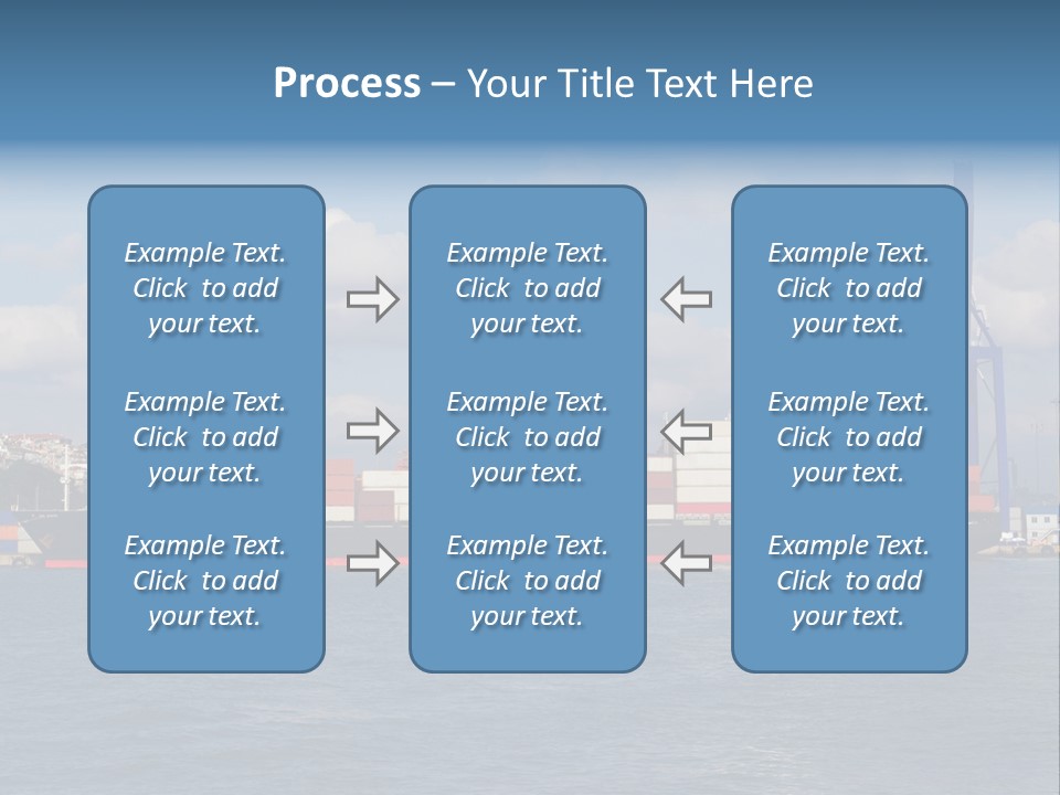 Unloading Business Commerce PowerPoint Template
