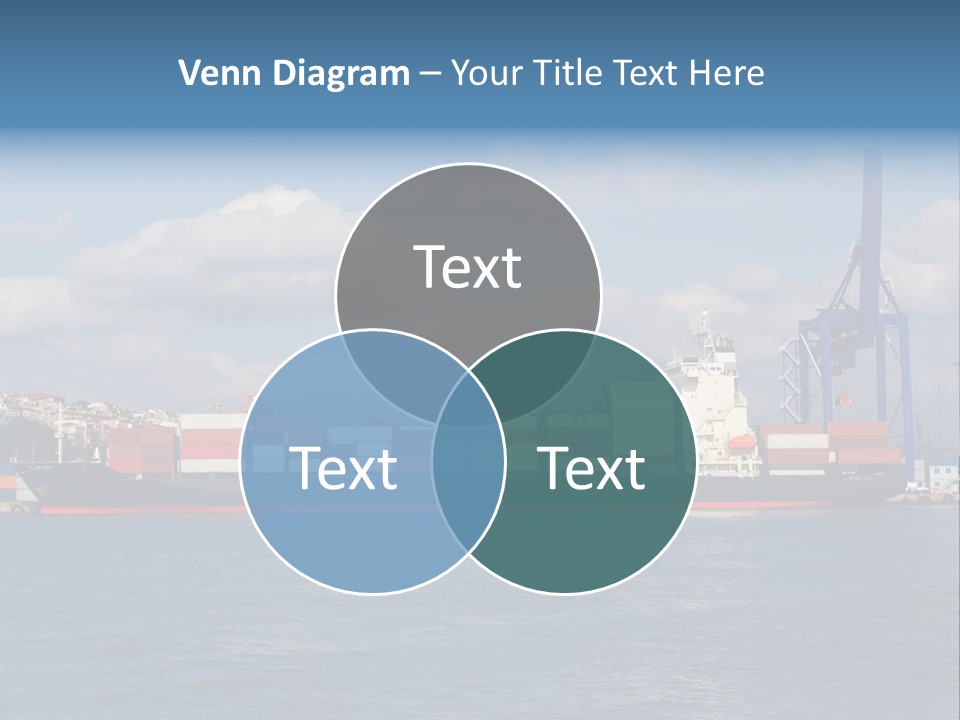 Unloading Business Commerce PowerPoint Template