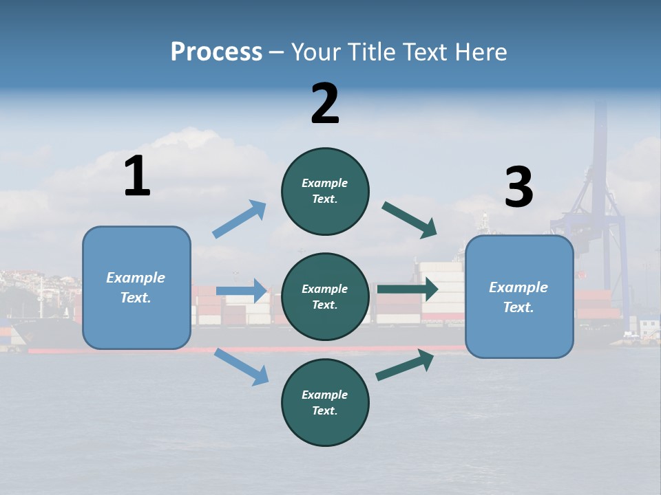 Unloading Business Commerce PowerPoint Template