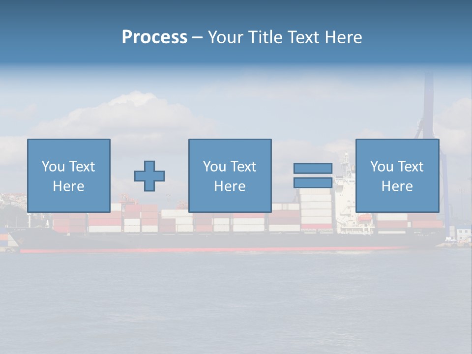 Unloading Business Commerce PowerPoint Template