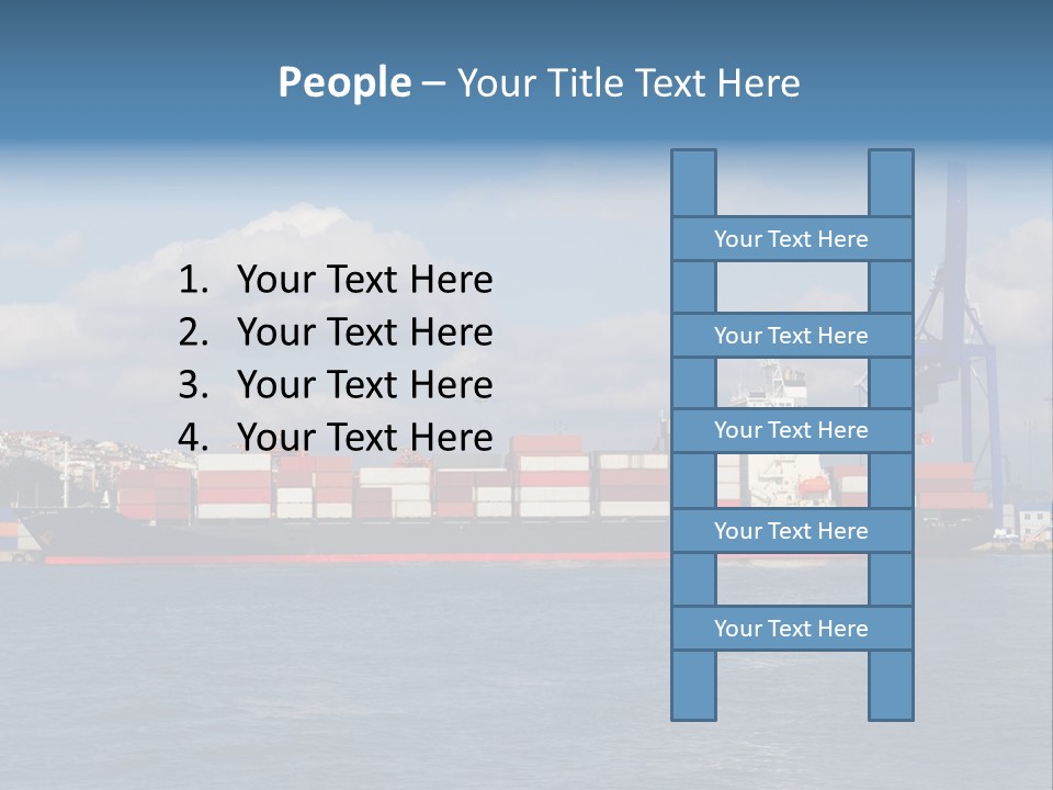 Unloading Business Commerce PowerPoint Template