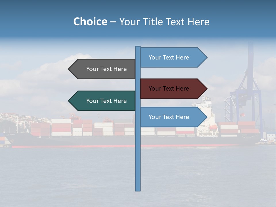 Unloading Business Commerce PowerPoint Template