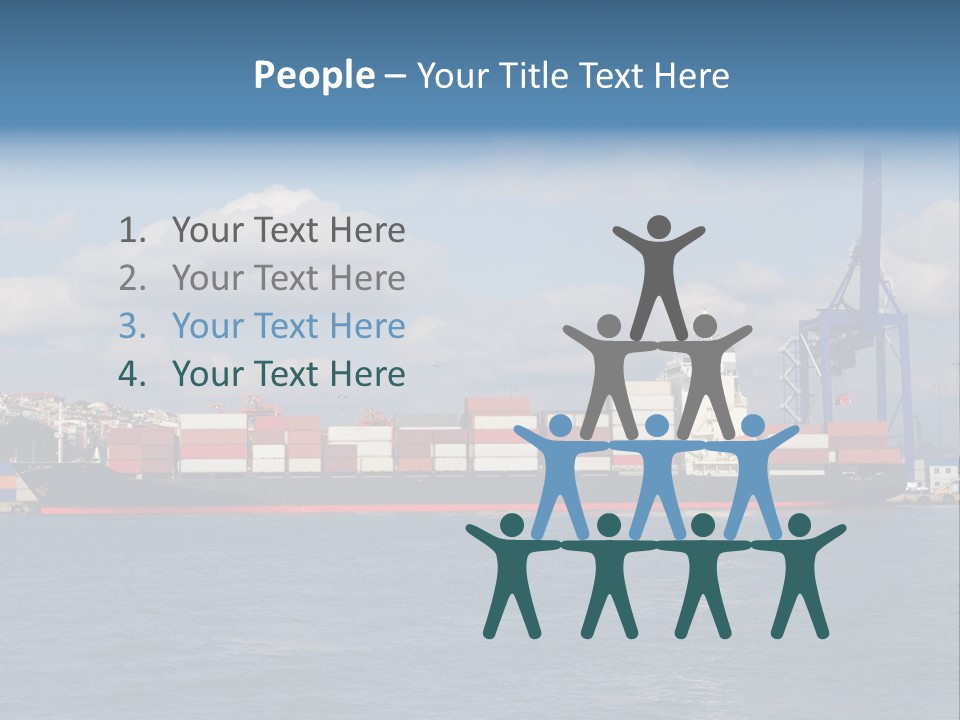 Unloading Business Commerce PowerPoint Template