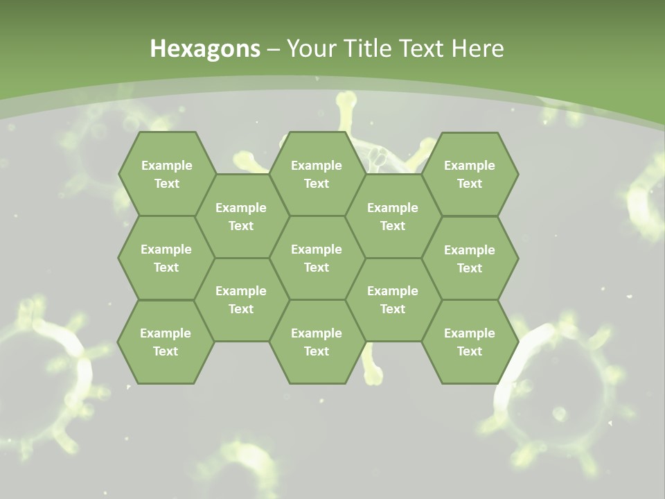 Cell Russian Influenza Digitally Generated PowerPoint Template