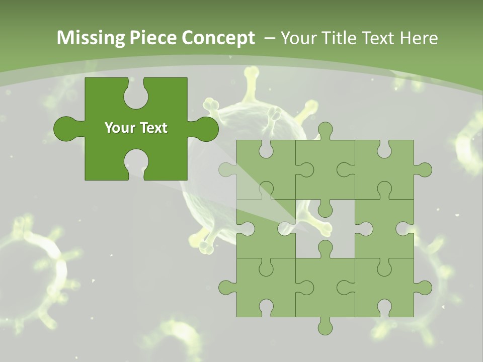 Cell Russian Influenza Digitally Generated PowerPoint Template