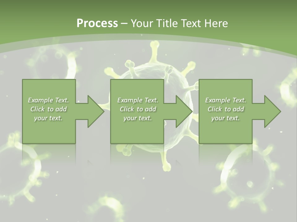 Cell Russian Influenza Digitally Generated PowerPoint Template