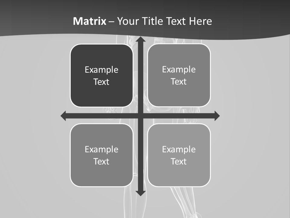 Skeleton Jog Ray PowerPoint Template