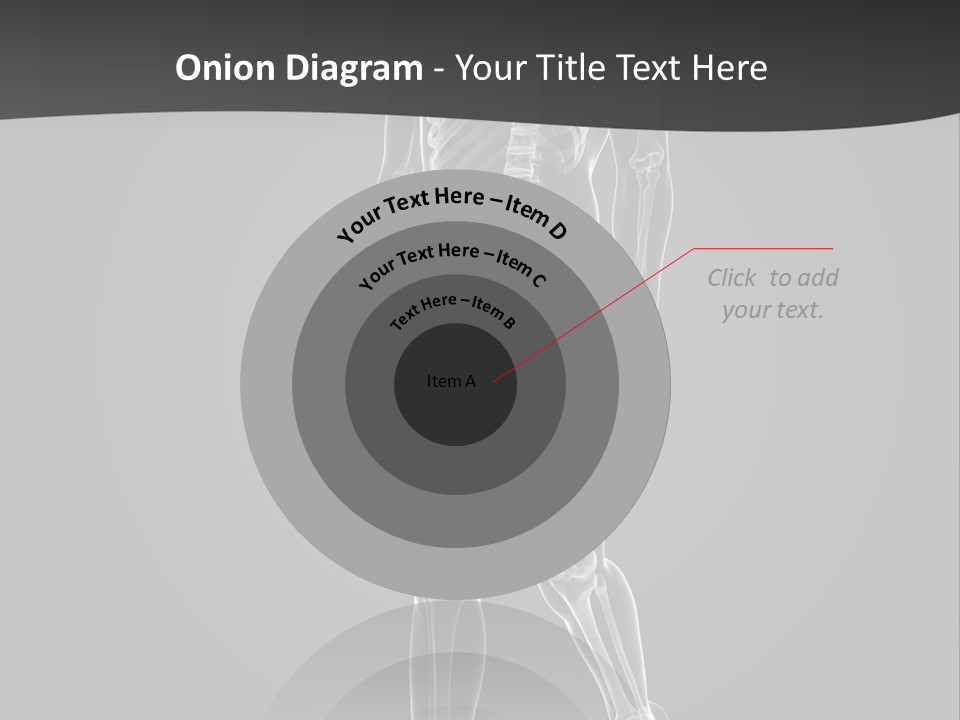 Skeleton Jog Ray PowerPoint Template