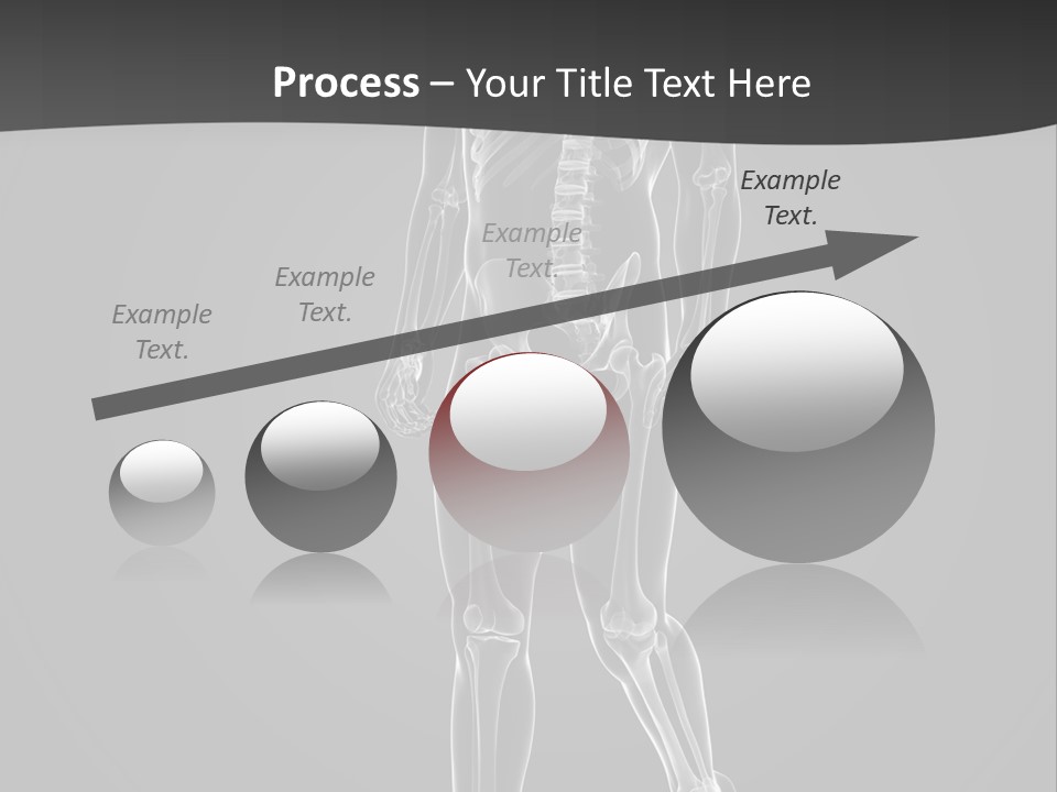 Skeleton Jog Ray PowerPoint Template