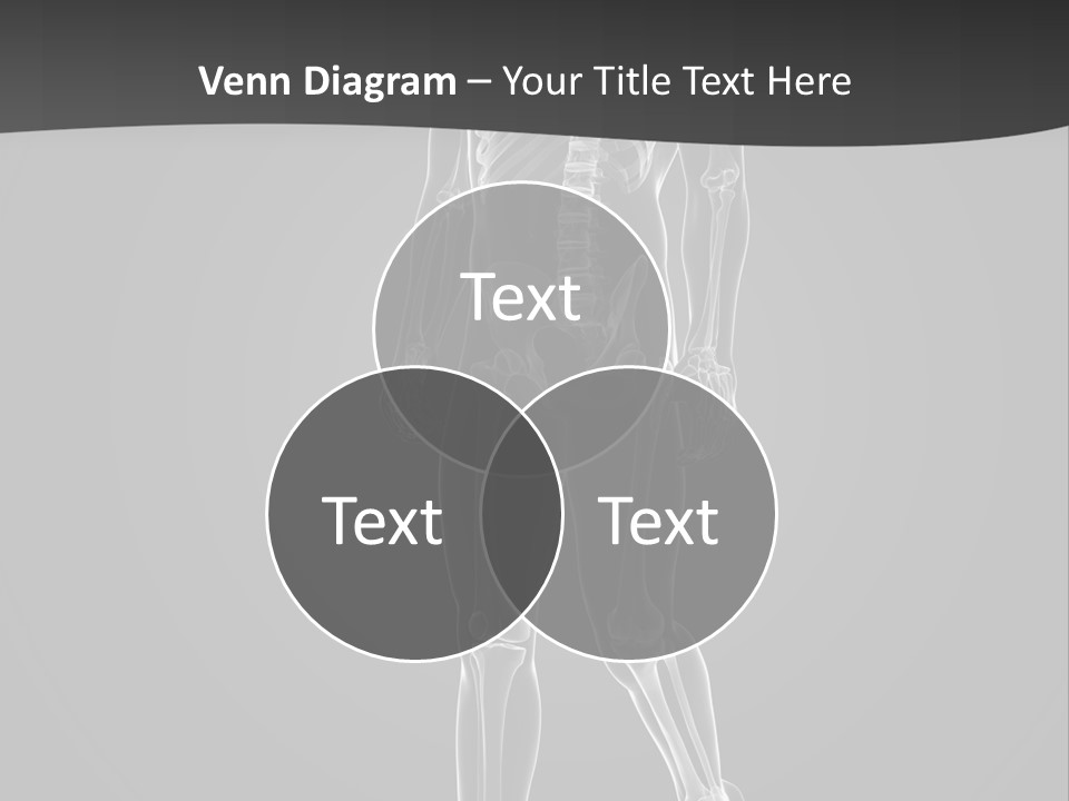 Skeleton Jog Ray PowerPoint Template