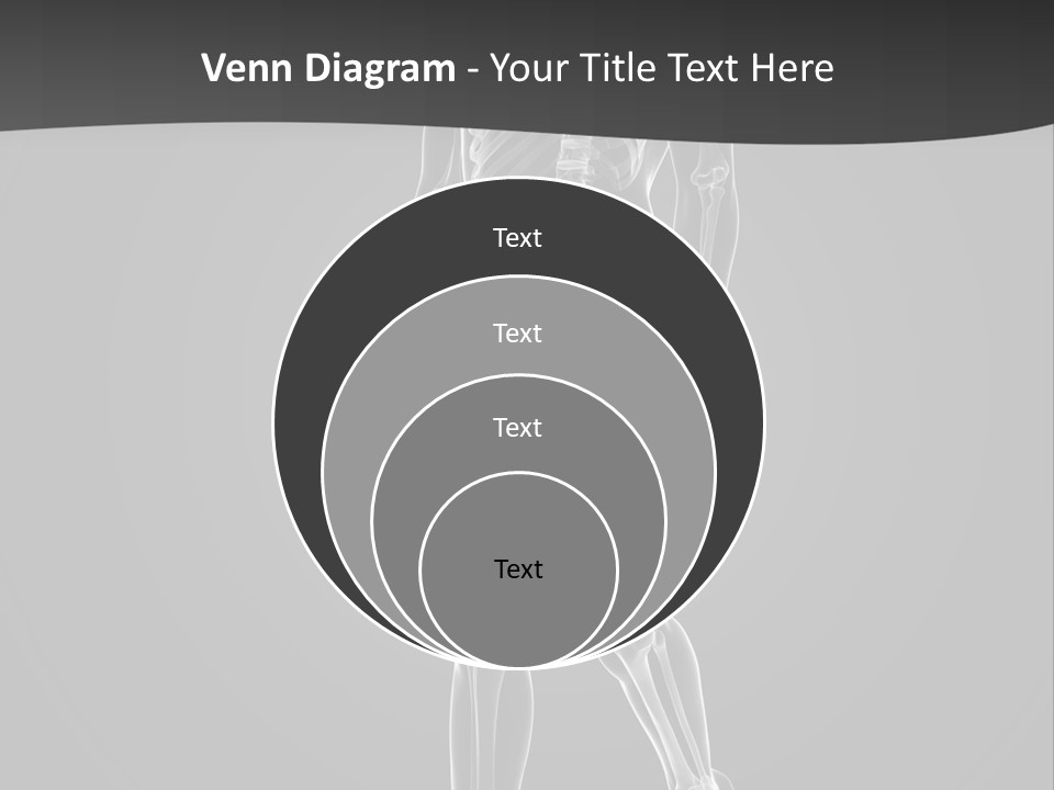 Skeleton Jog Ray PowerPoint Template