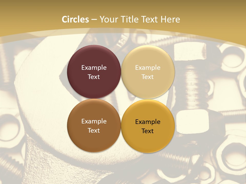 Hardware Construction Tighten PowerPoint Template
