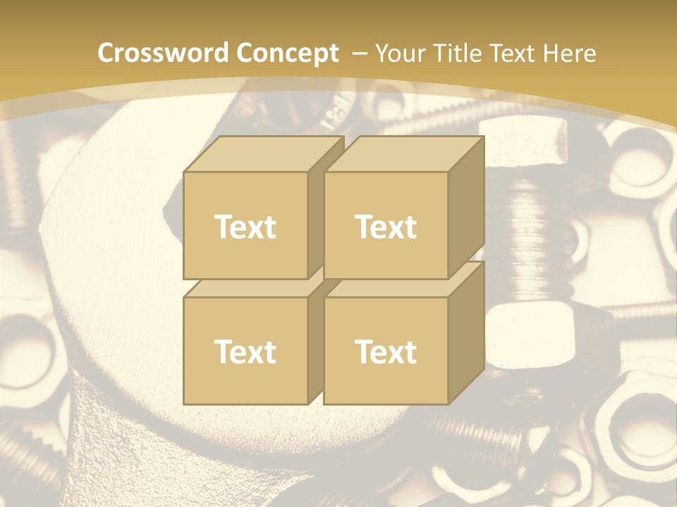 Hardware Construction Tighten PowerPoint Template