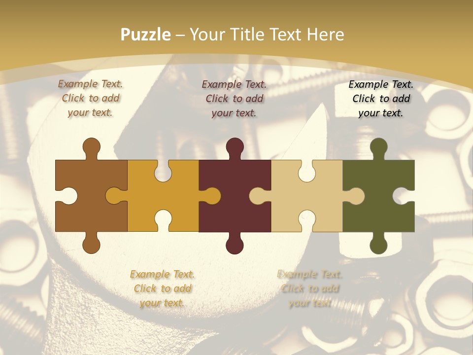 Hardware Construction Tighten PowerPoint Template