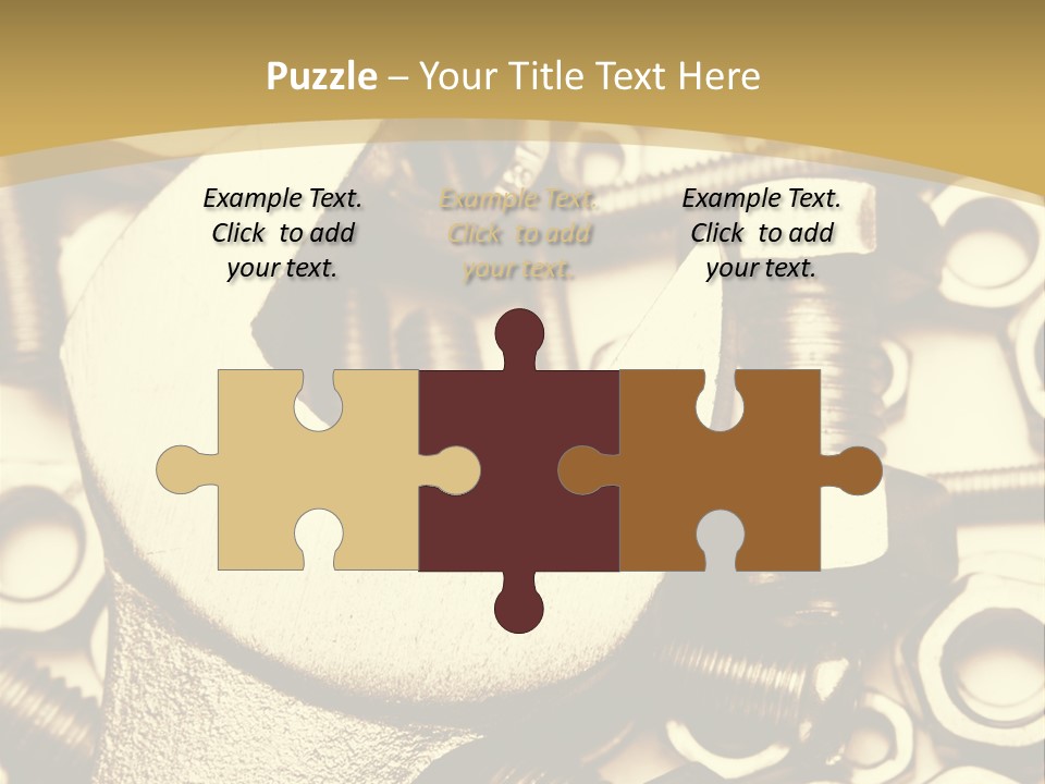 Hardware Construction Tighten PowerPoint Template