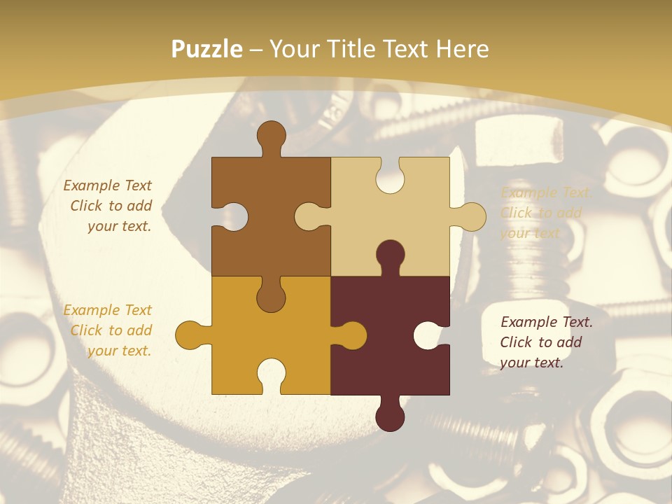 Hardware Construction Tighten PowerPoint Template