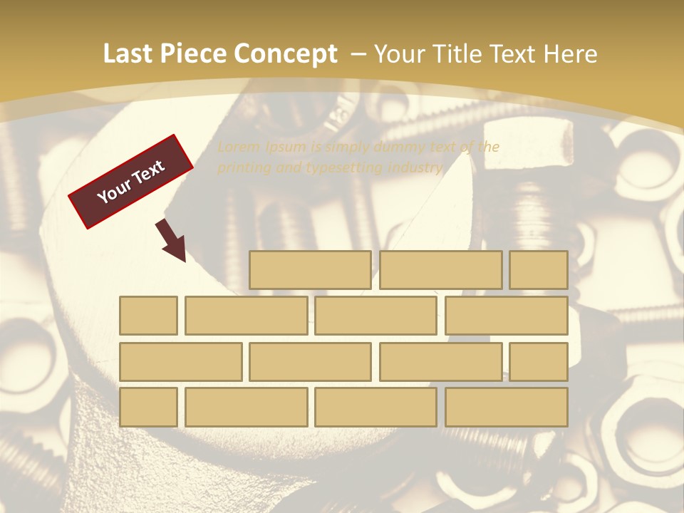 Hardware Construction Tighten PowerPoint Template