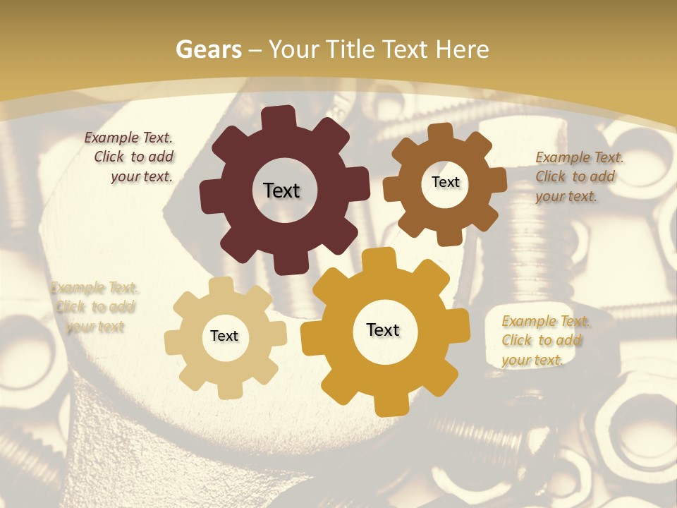 Hardware Construction Tighten PowerPoint Template