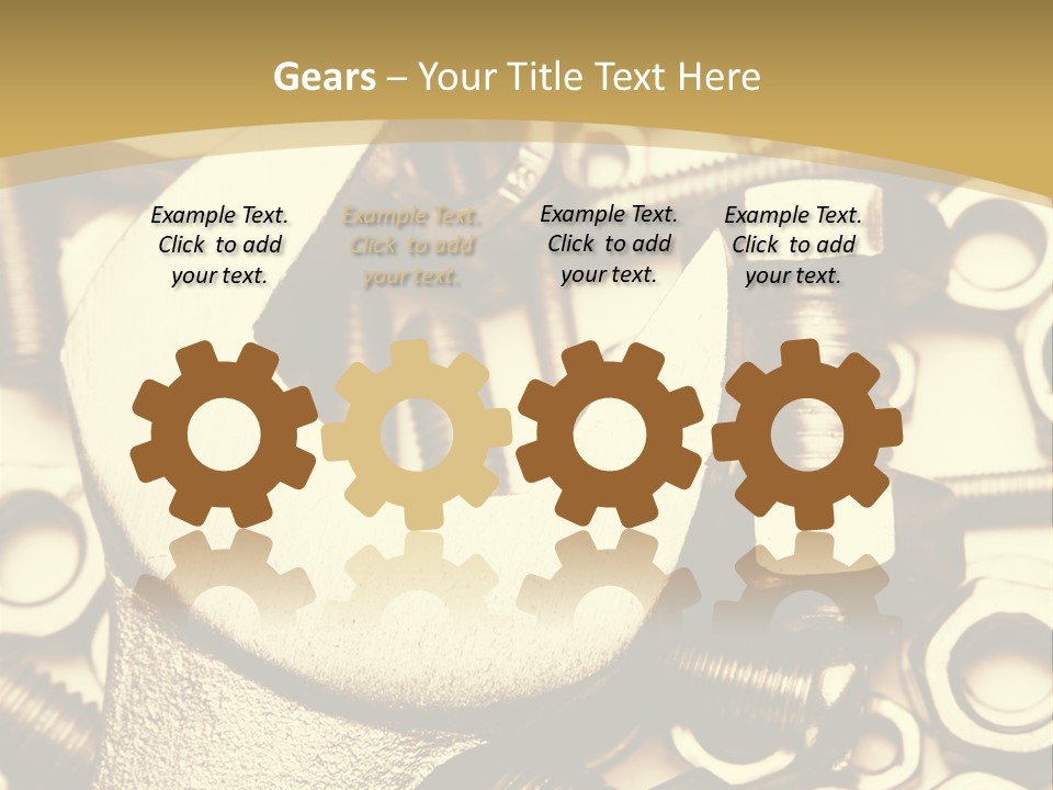 Hardware Construction Tighten PowerPoint Template