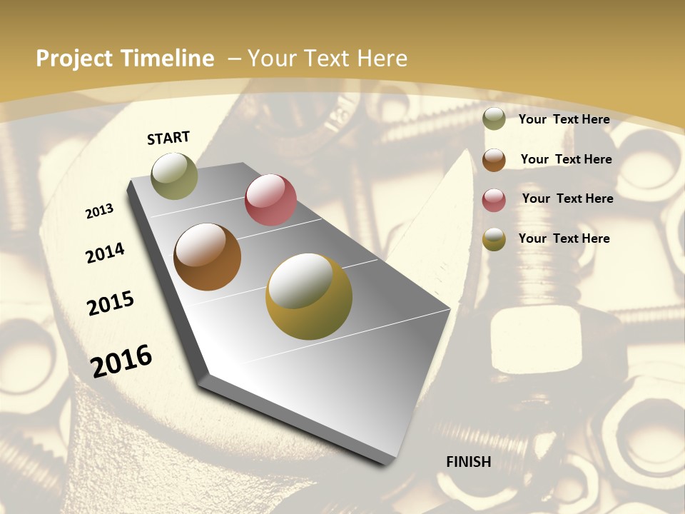 Hardware Construction Tighten PowerPoint Template