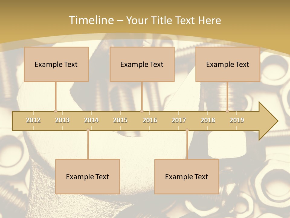 Hardware Construction Tighten PowerPoint Template