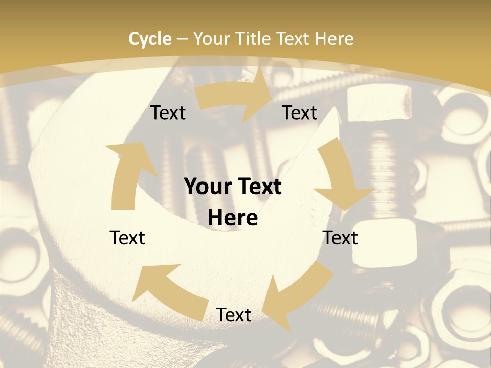 Hardware Construction Tighten PowerPoint Template