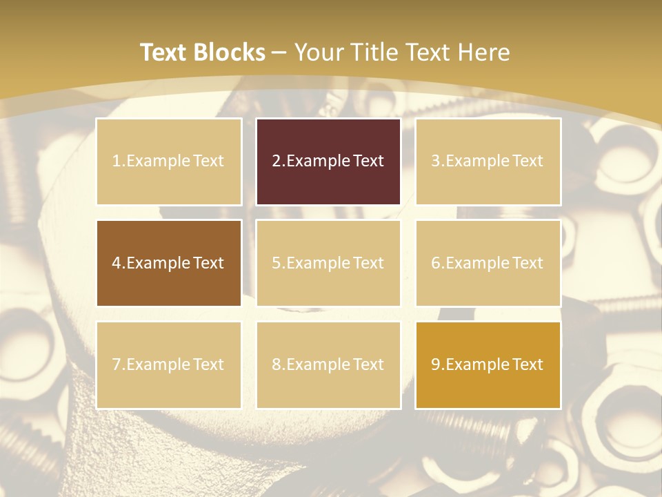 Hardware Construction Tighten PowerPoint Template