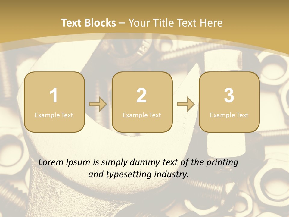 Hardware Construction Tighten PowerPoint Template