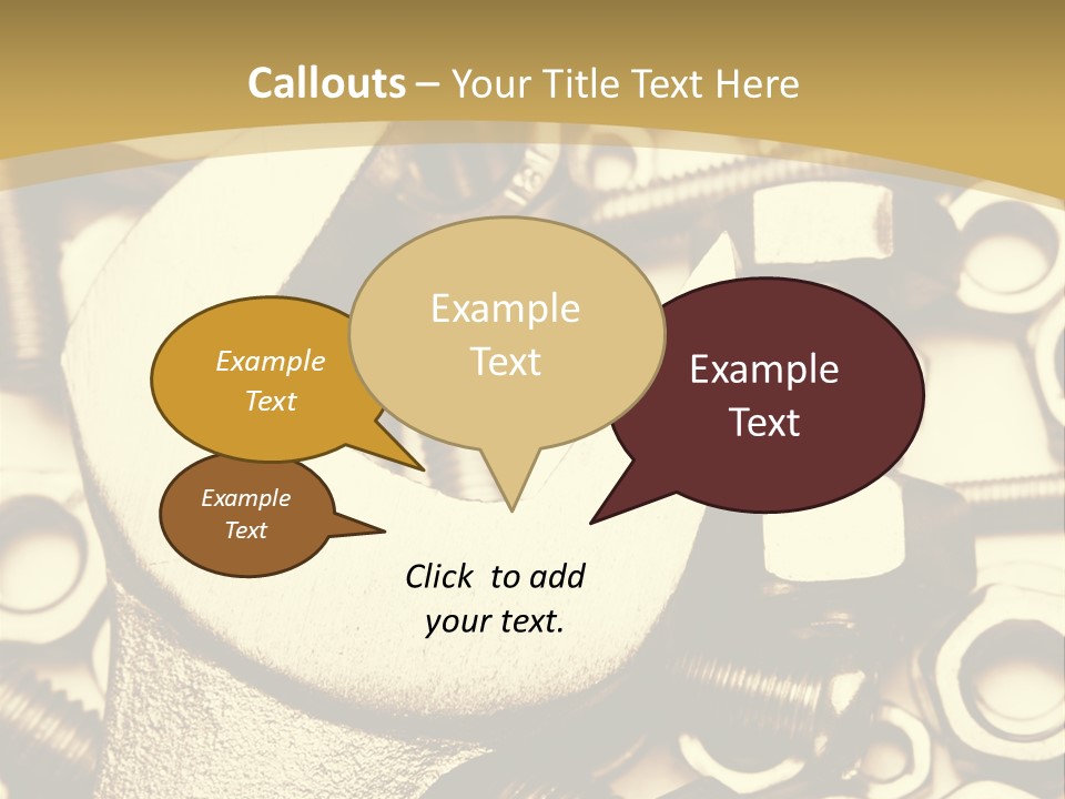 Hardware Construction Tighten PowerPoint Template