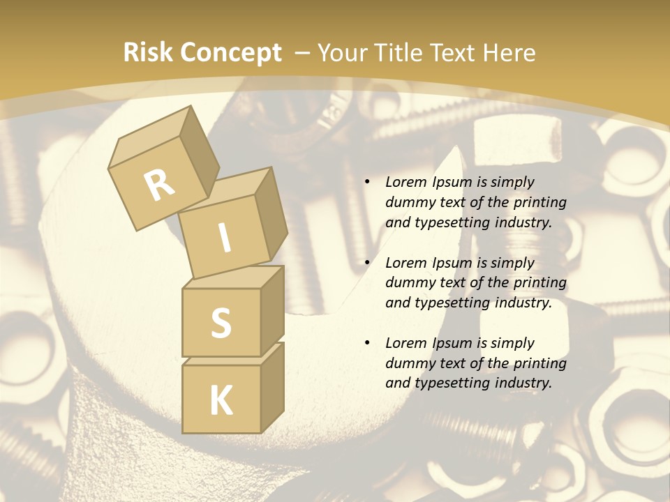 Hardware Construction Tighten PowerPoint Template