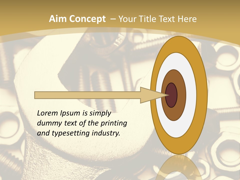 Hardware Construction Tighten PowerPoint Template