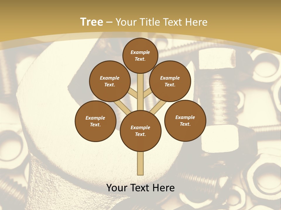 Hardware Construction Tighten PowerPoint Template