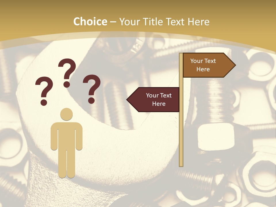 Hardware Construction Tighten PowerPoint Template