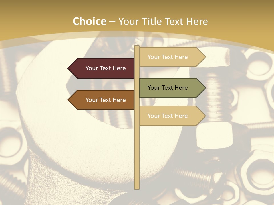 Hardware Construction Tighten PowerPoint Template