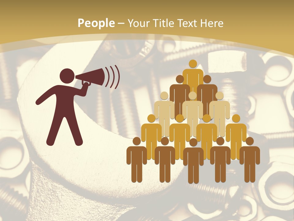 Hardware Construction Tighten PowerPoint Template